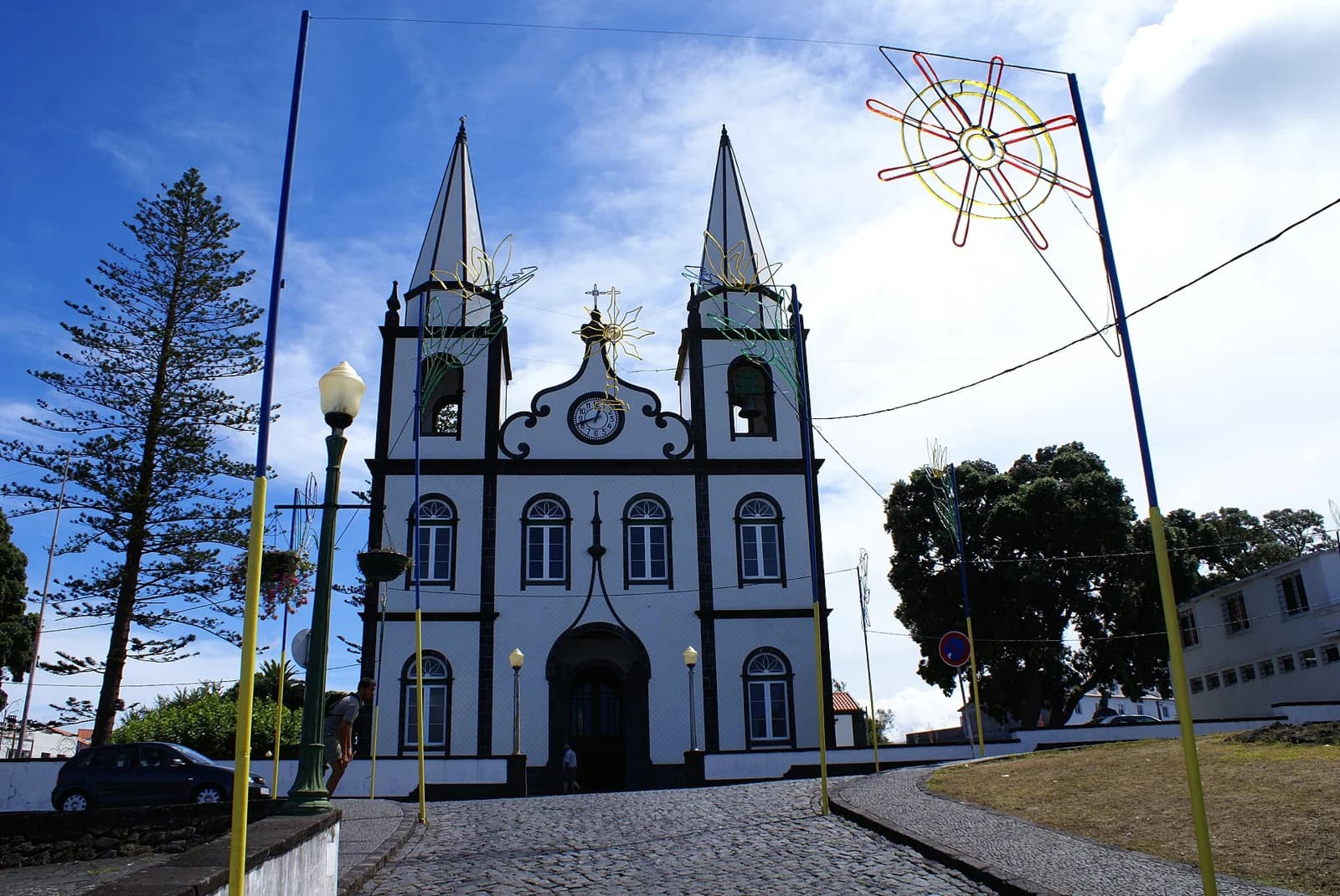 Façade de l’église Santa Maria Madalena à Pico
