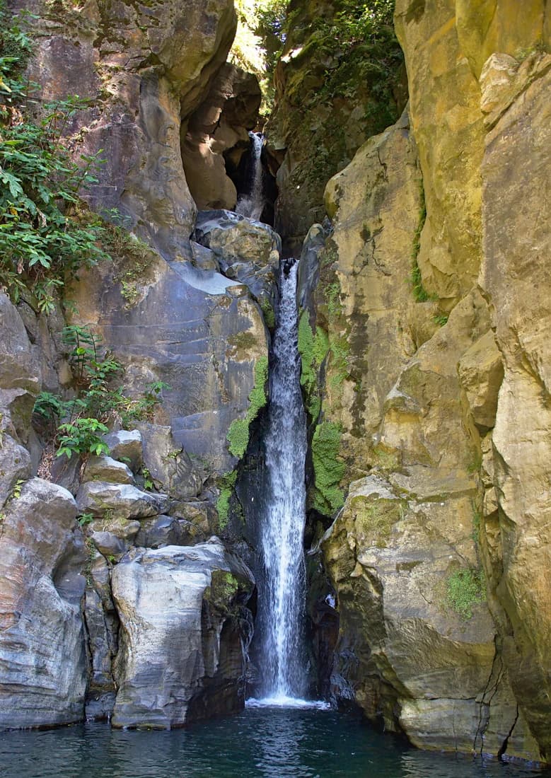 Cascade du Salto do Cabrito dans le secteur de Ribeira Grande