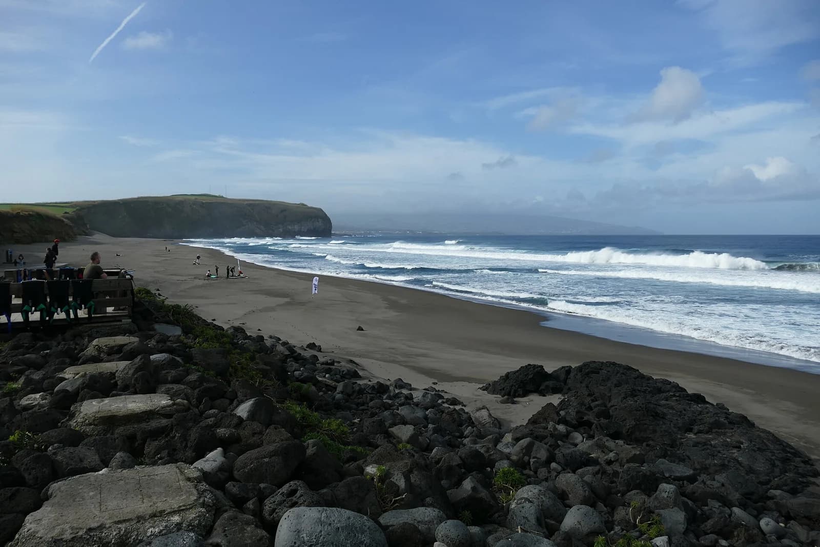Plage de Santa Bárbara à Ribeira Grande, São Miguel