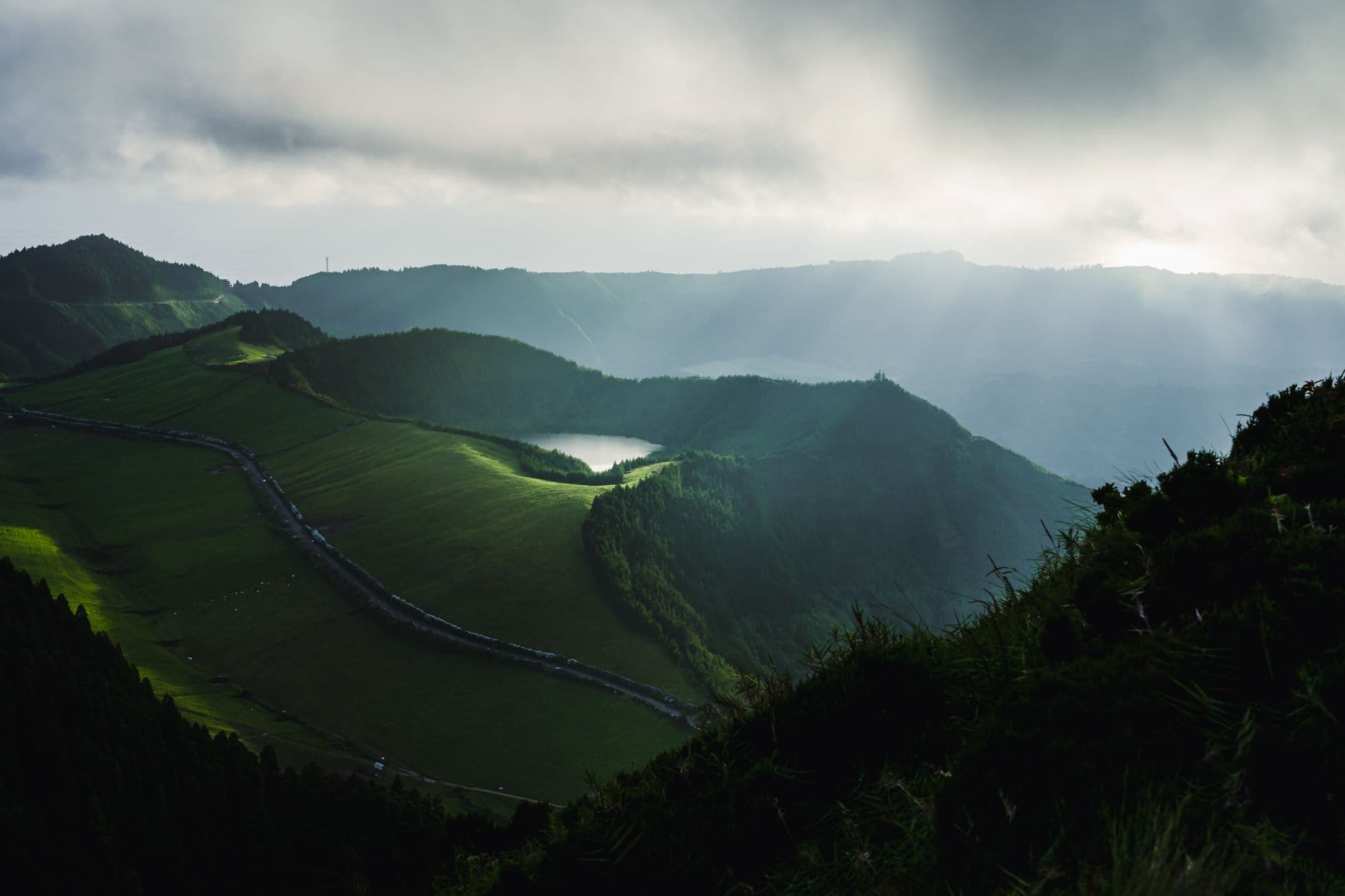Route côtière de l'île de São Miguel aux Açores